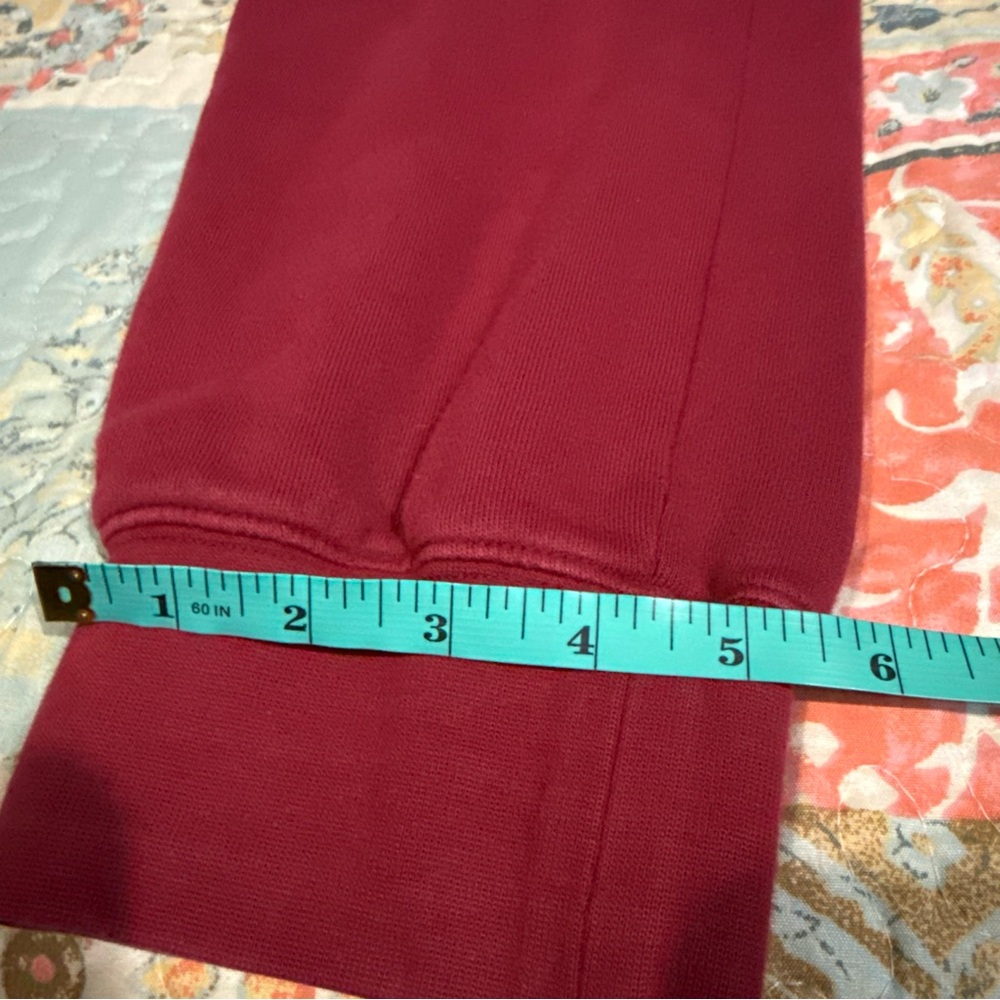 Stussy Men's Burgundy-Red World Tour Joggers Cotton - Picture 10 of 11